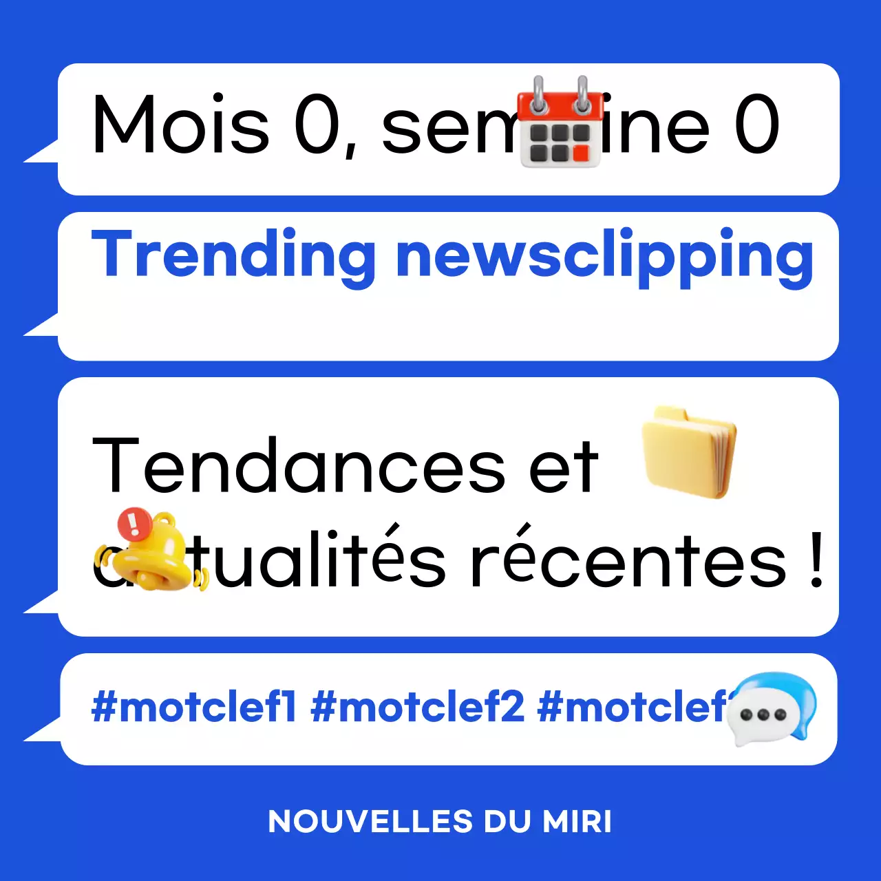 Promouvoir Blue Modern News