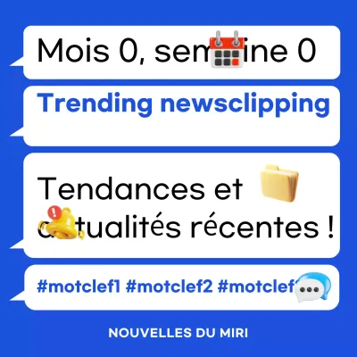 Promouvoir Blue Modern News