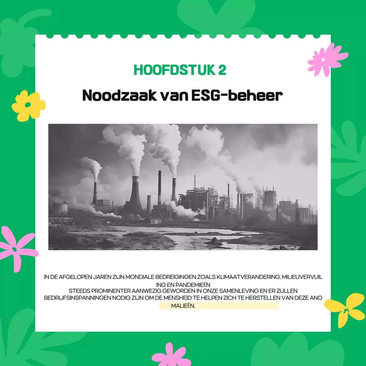 Groene eenvoudige milieucampagne