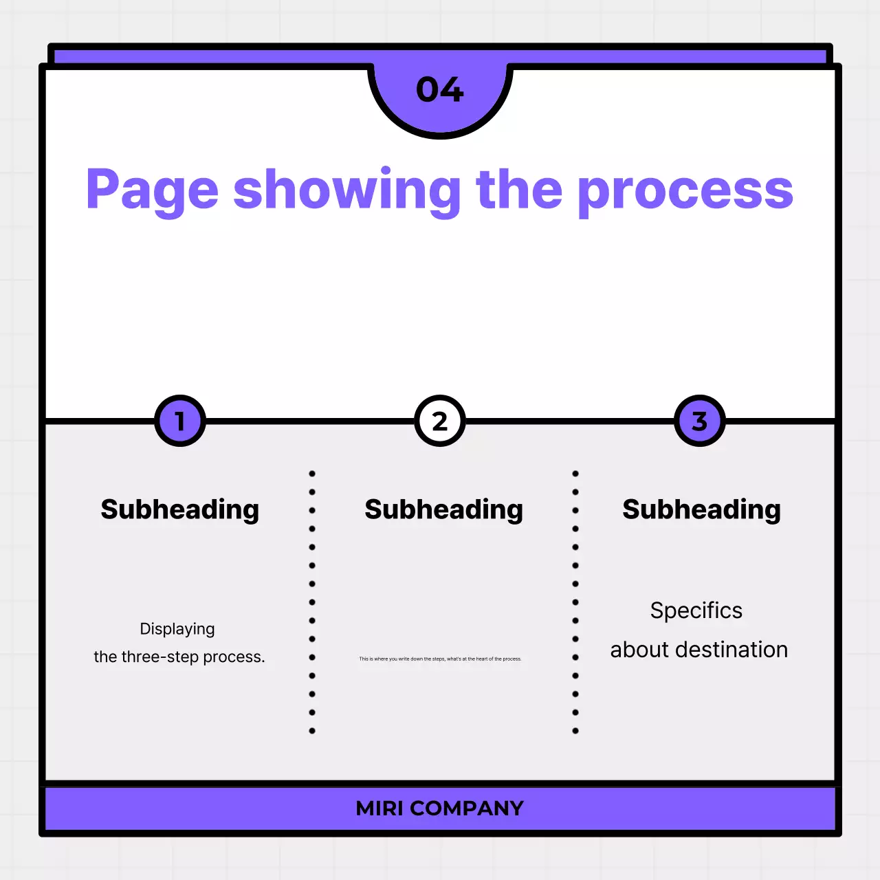 Purple Simple Content Layout Guide Instagram Carousel