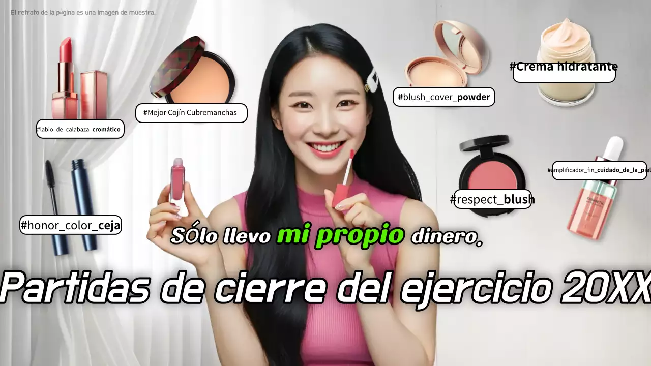 Promover los cosméticos black pop