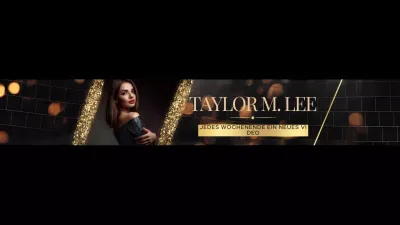 Black Luxury Video Promotion YouTube Kanal Kunst