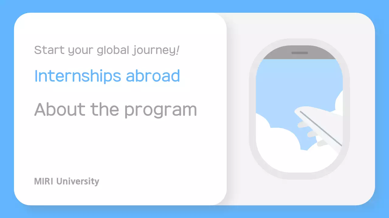 Bài thuyết trình quảng cáo thực tập Blue Modern