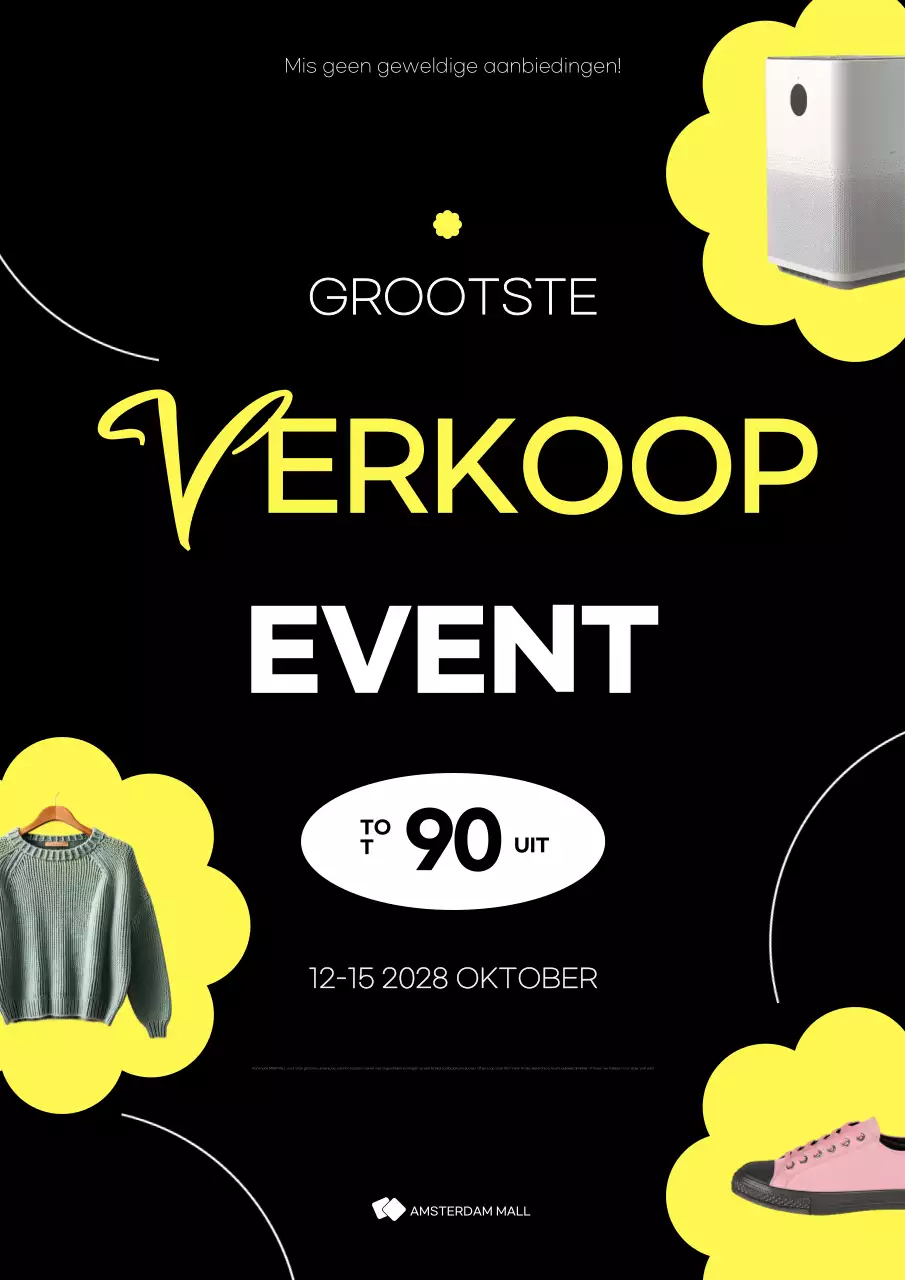 zwarte moderne uitverkoop promotie