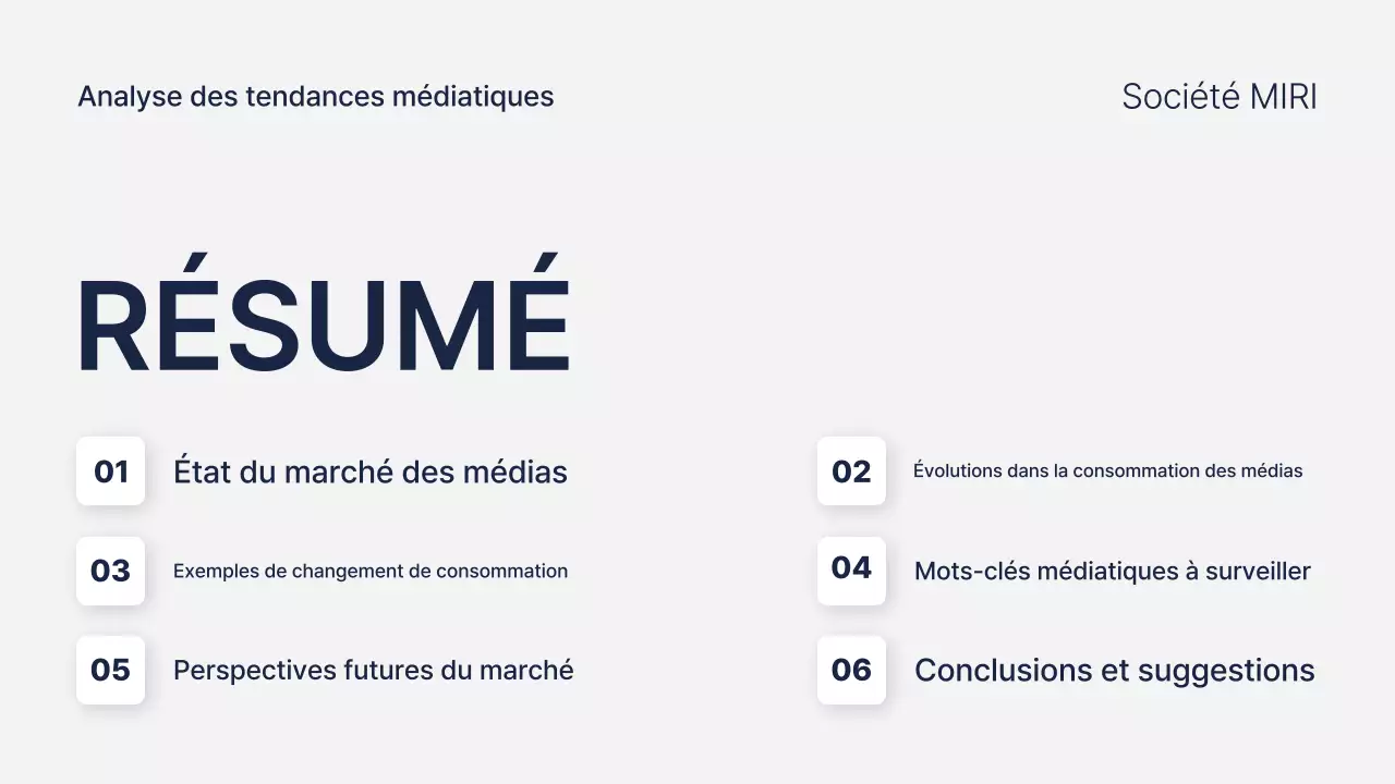 Rapport d'analyse marketing moderne bleu marine