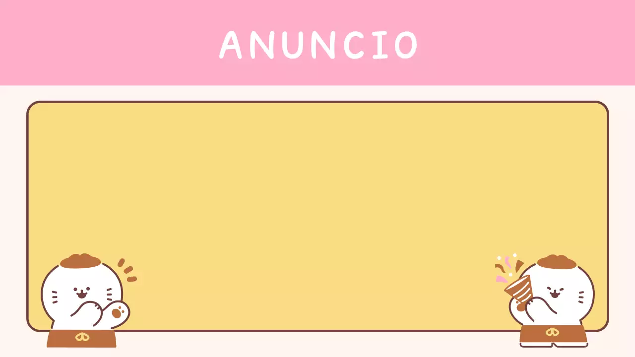 Agenda escolar amarilla sencilla