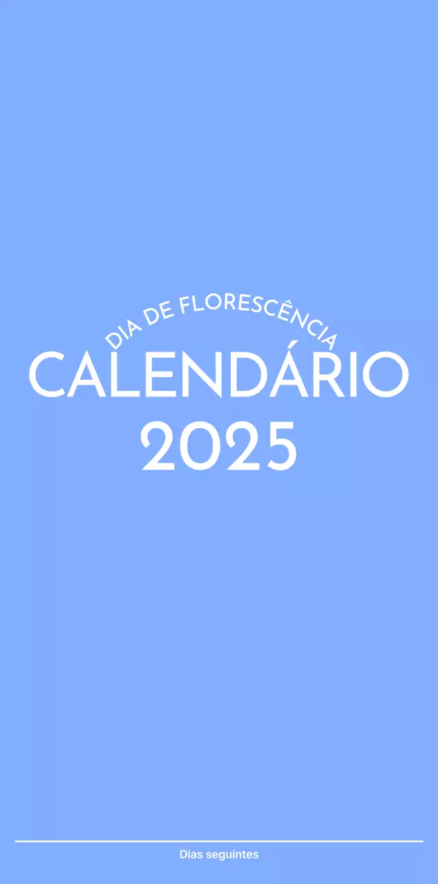 Calendário de acompanhamento de objectivos fotográficos com um toque de azul