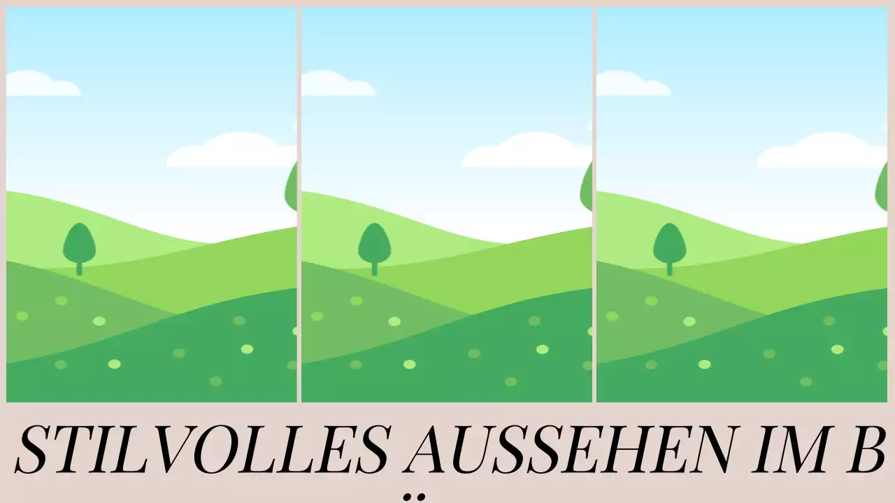 Beige Elegante Mode Anzeige