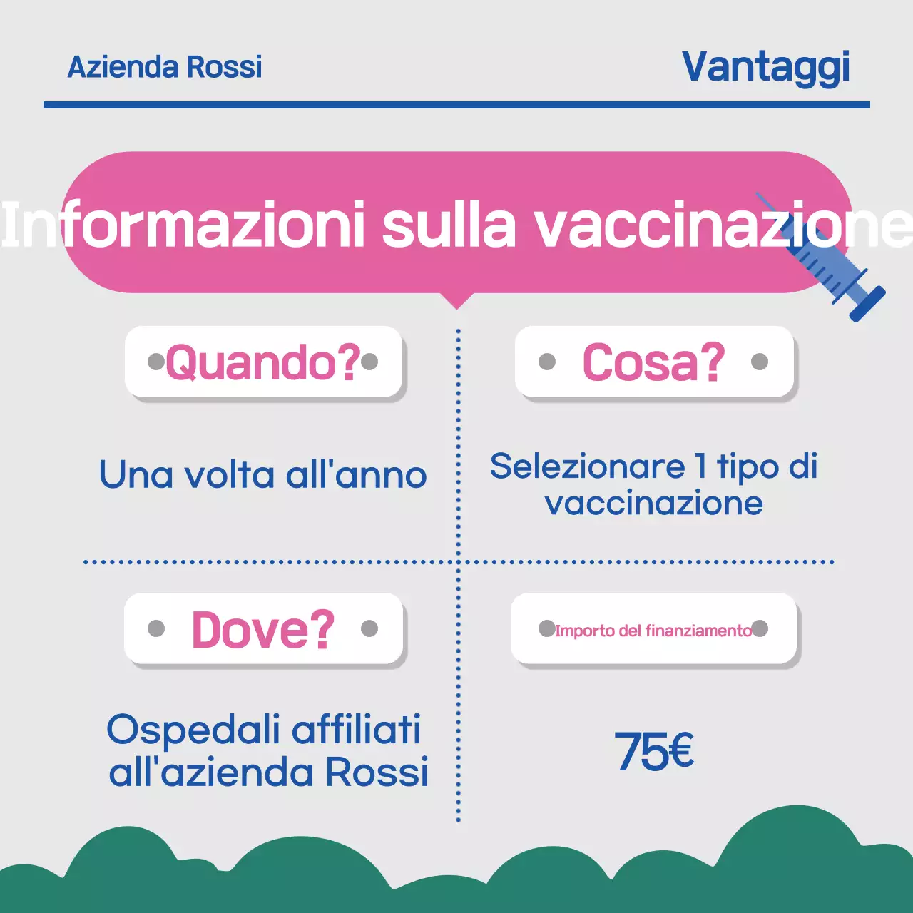 Guida alla vaccinazione semplice e grigia