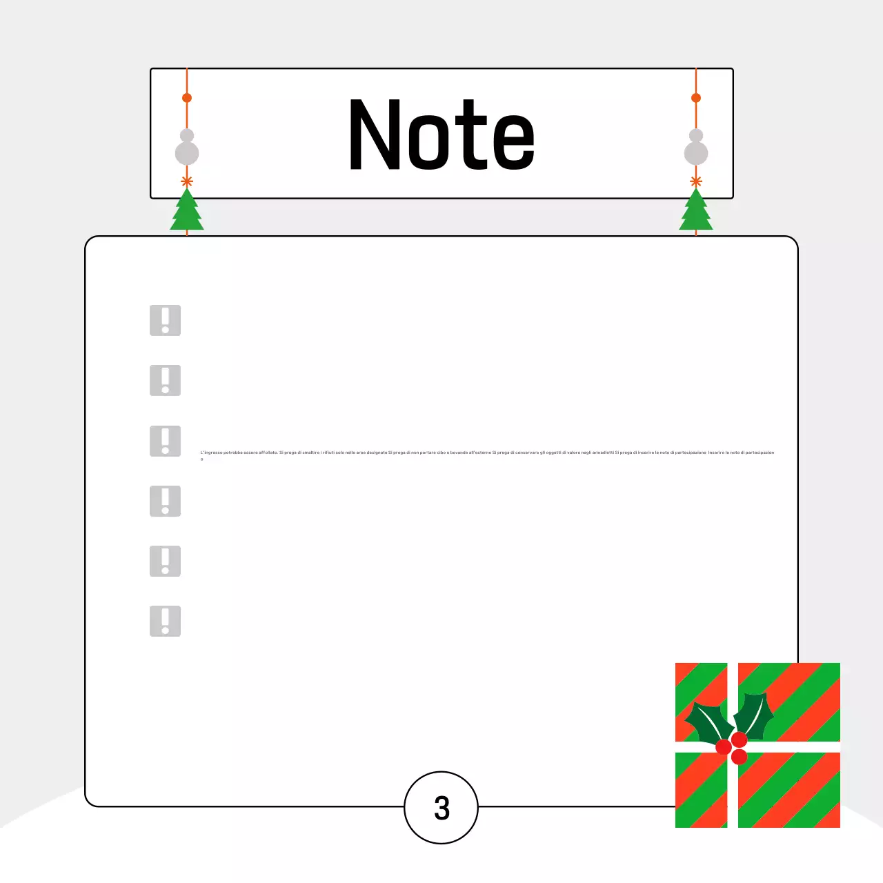 Celebrazione del Natale verde e semplice