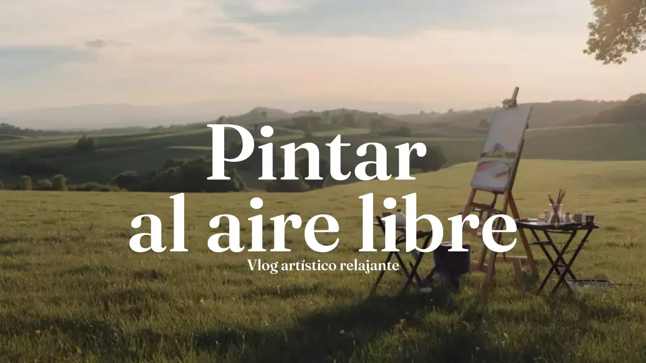 pintura verde al aire libre vlog