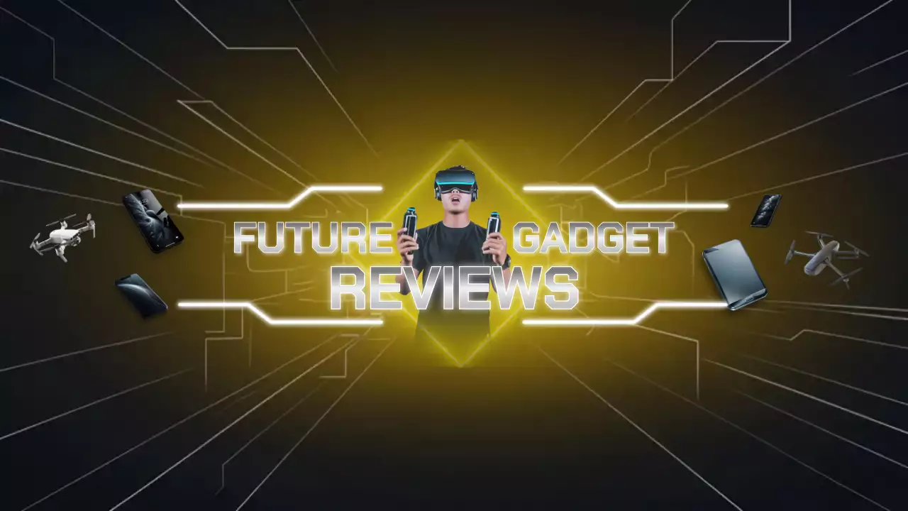 Yellow Futuristic Gadget Review Promotion YouTube Thumbnail