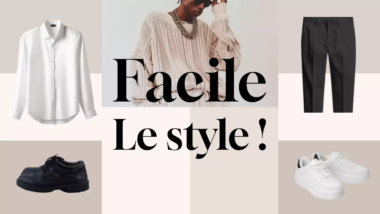 Annonce de mode moderne beige