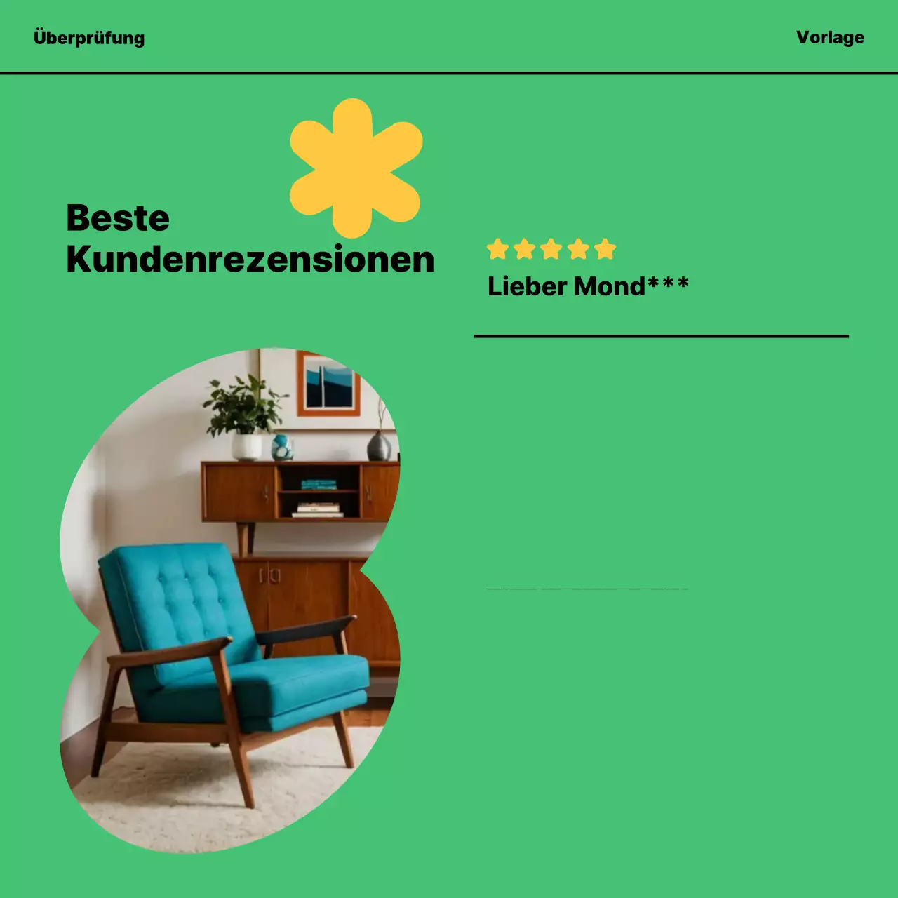 Abstrakte Vintage-Möbel Rezension