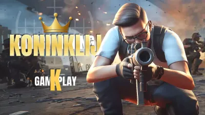 Blauw Modern Gaming Advertentie