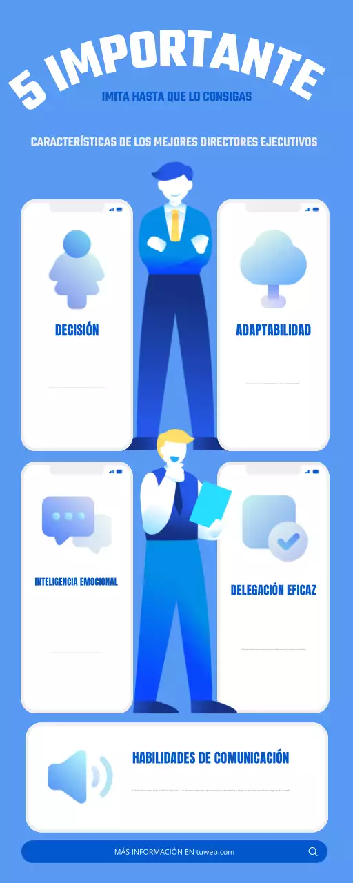 guía de liderazgo blue modern