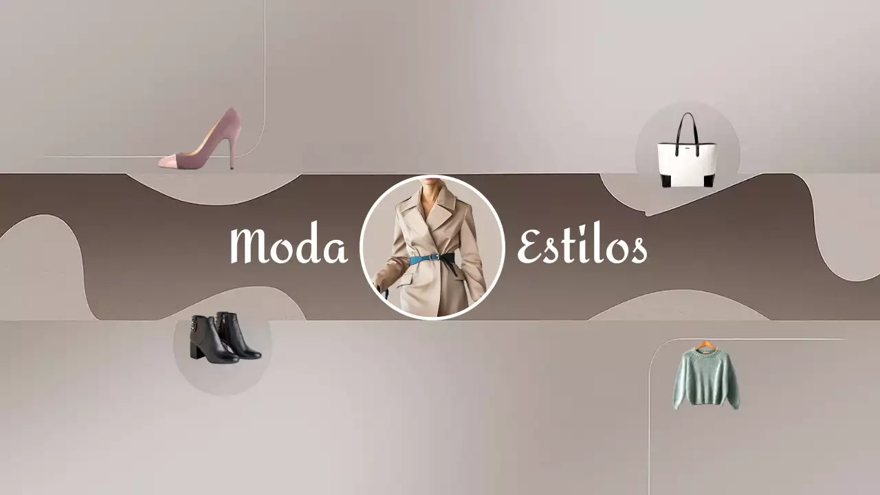 Anúncio de moda bege na moda