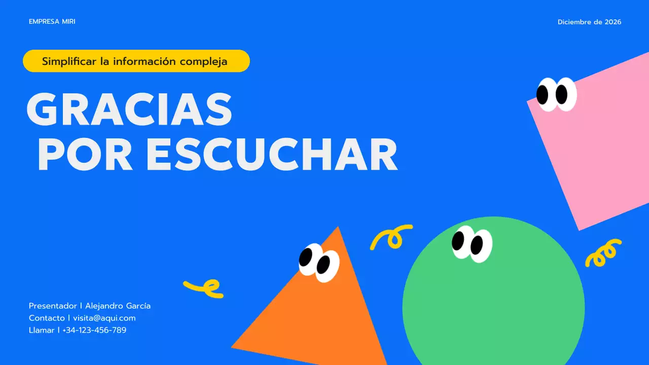 guía de infografía moderna azul