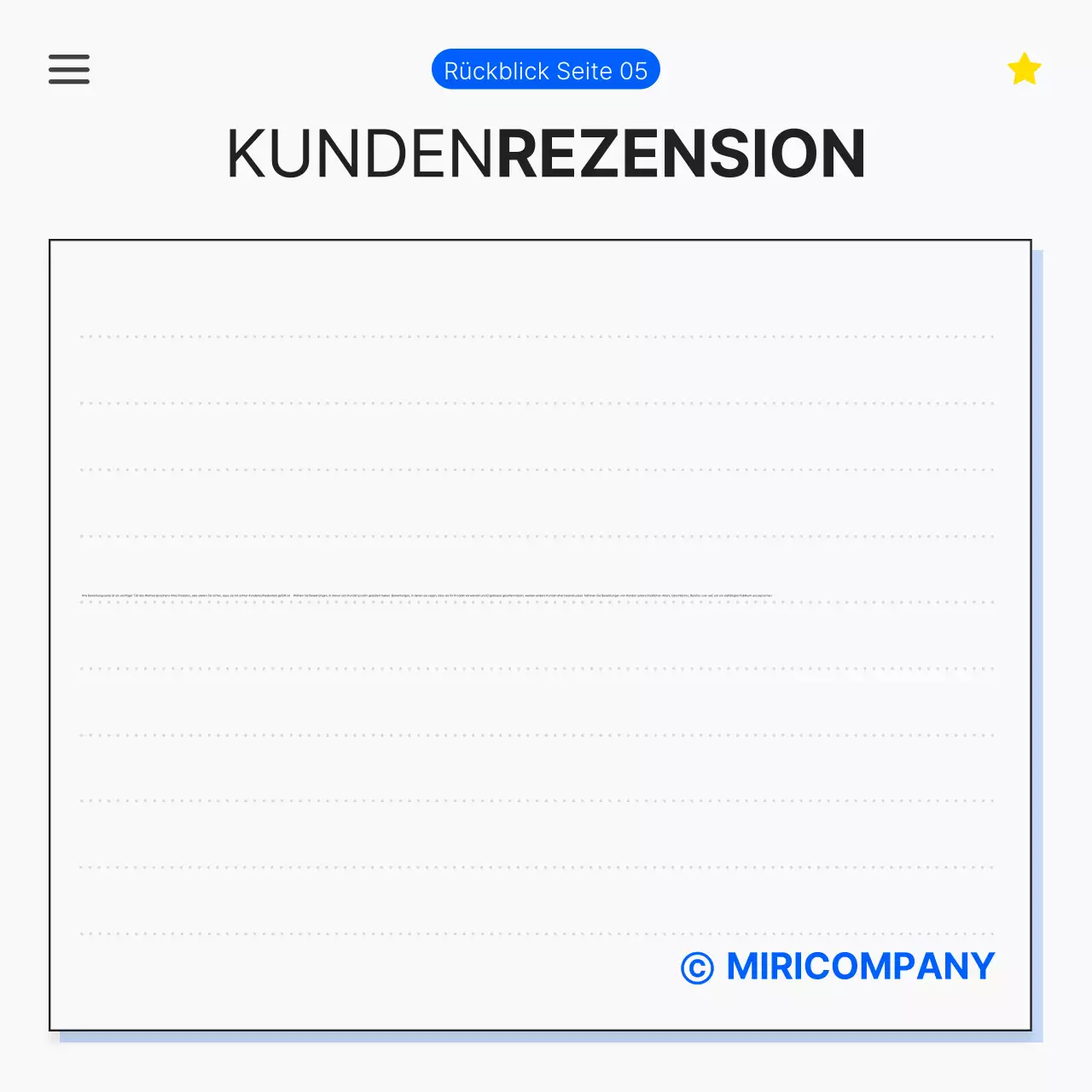 Black Modern Review-Anzeigen
