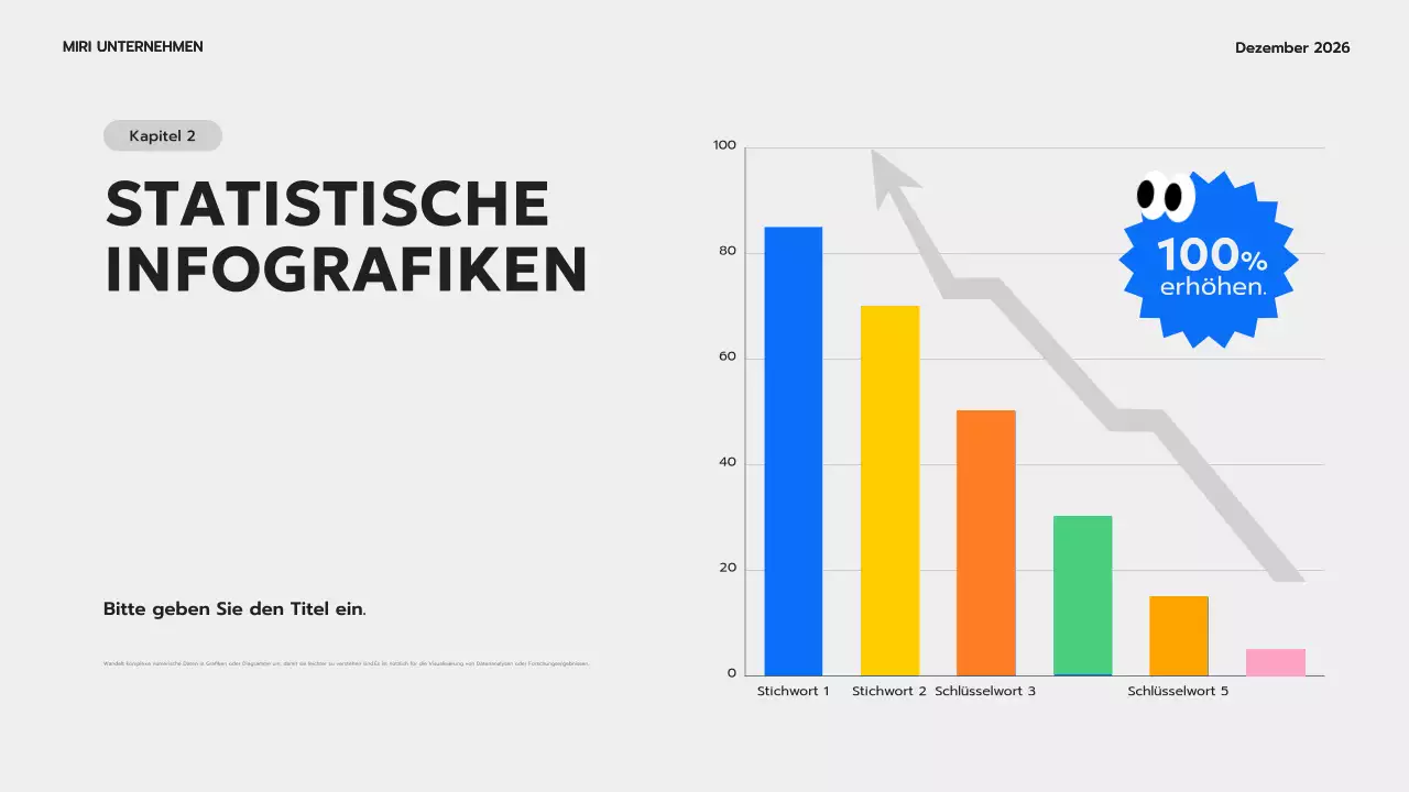 blaue moderne Infografik Leitfaden