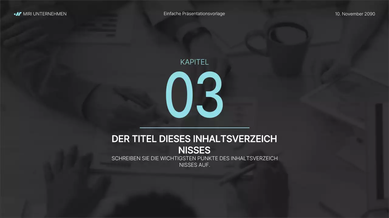 Moderner Geschäftsbericht eines Unternehmens in Grau und Hellblau