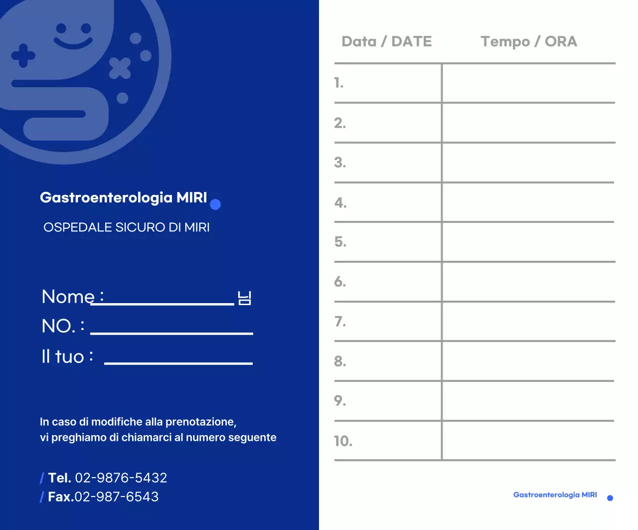 Guida semplice dell'ospedale blu