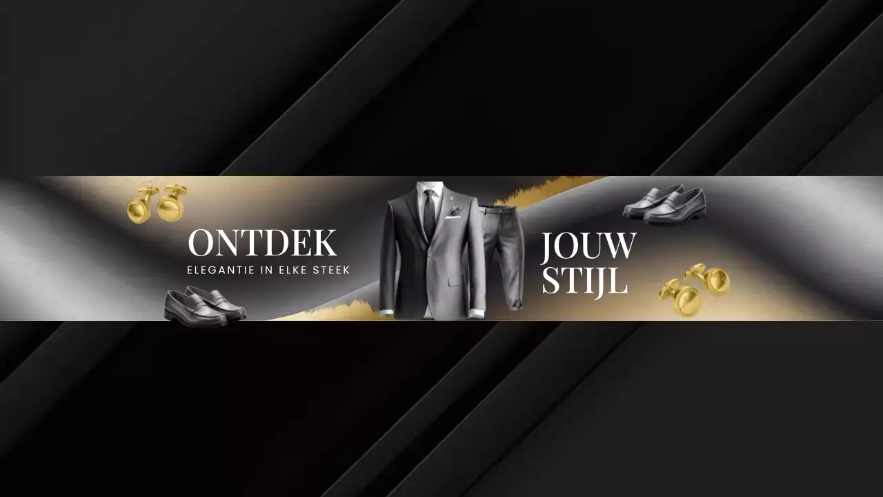 Black Classy Mannenmode YouTube Kanaal Kunst