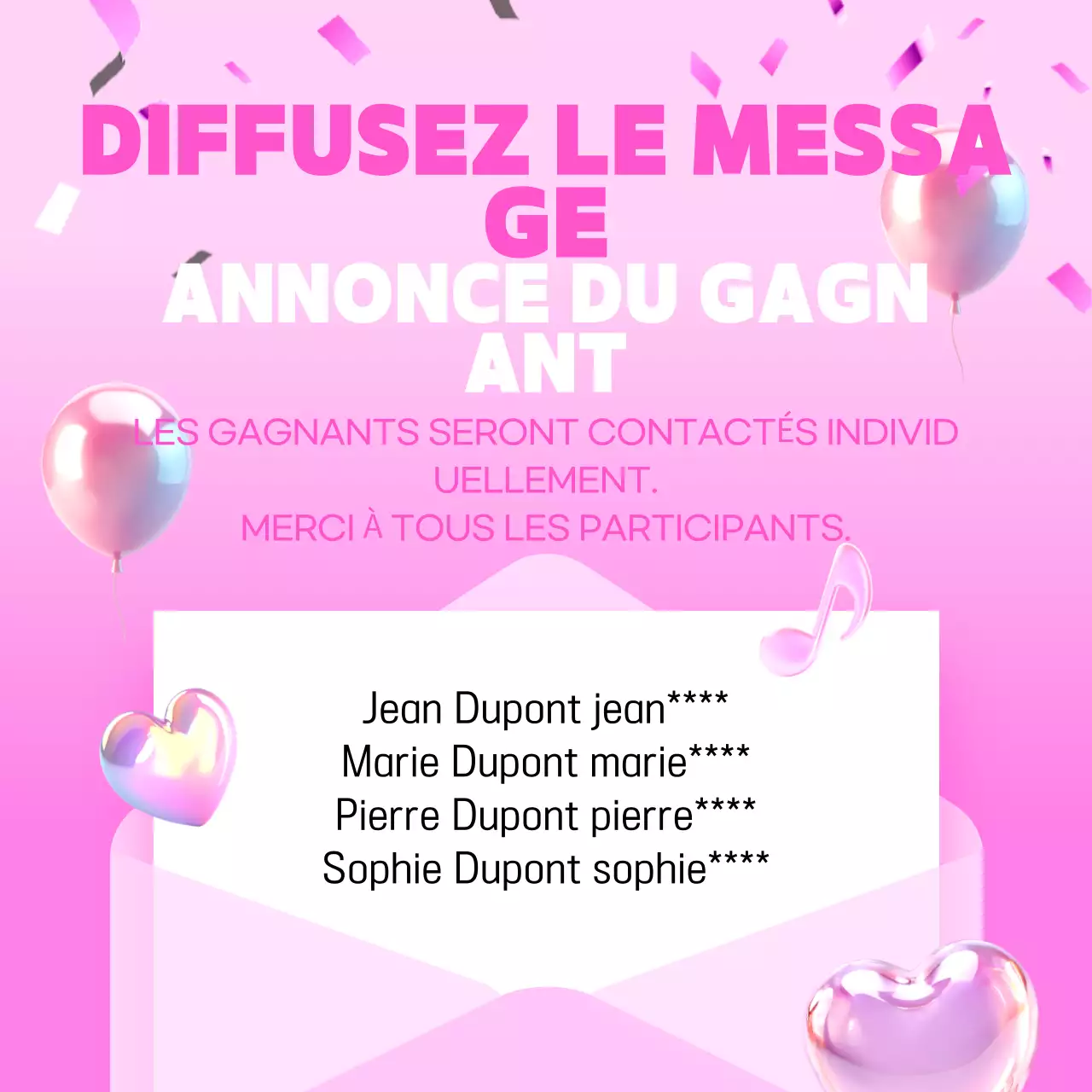 Promouvoir votre événement black pop