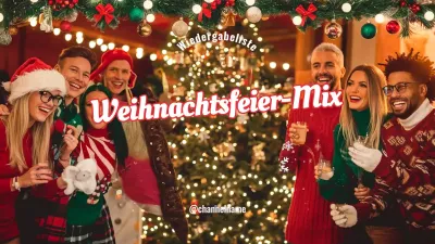 rote festliche Urlaubs-Playlist