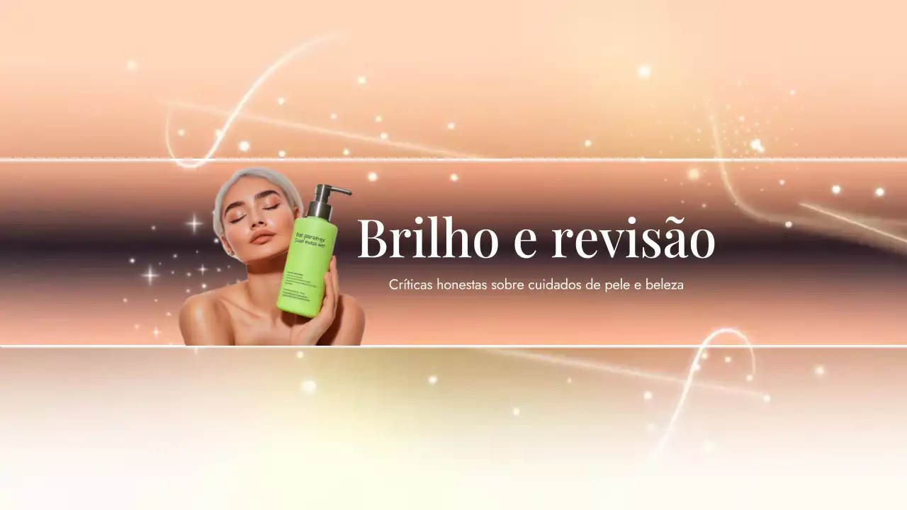 Anúncio de cuidados de pele Beige Elegant