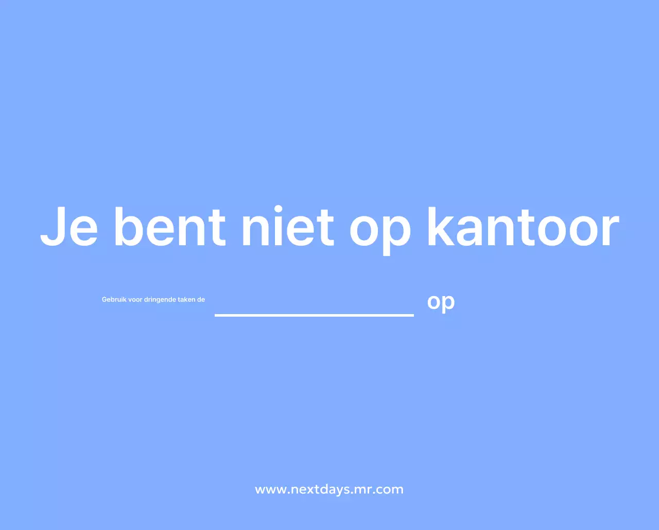 Photo goal tracker kalender met een vleugje blauw