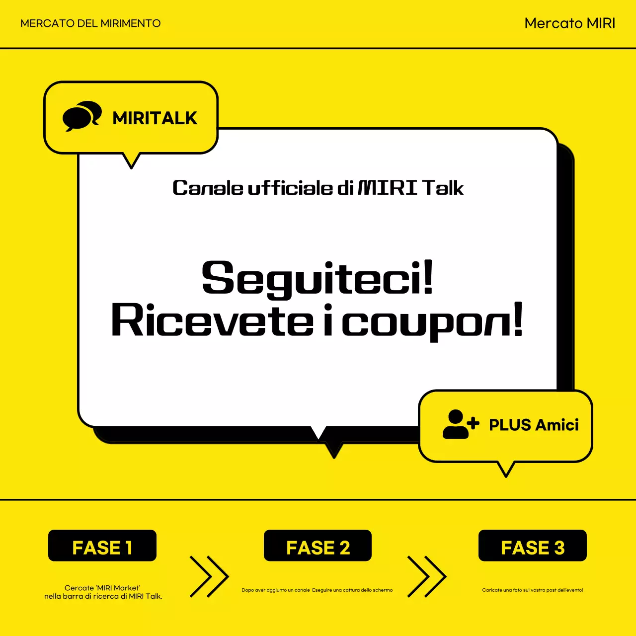 Evento promozionale giallo moderno