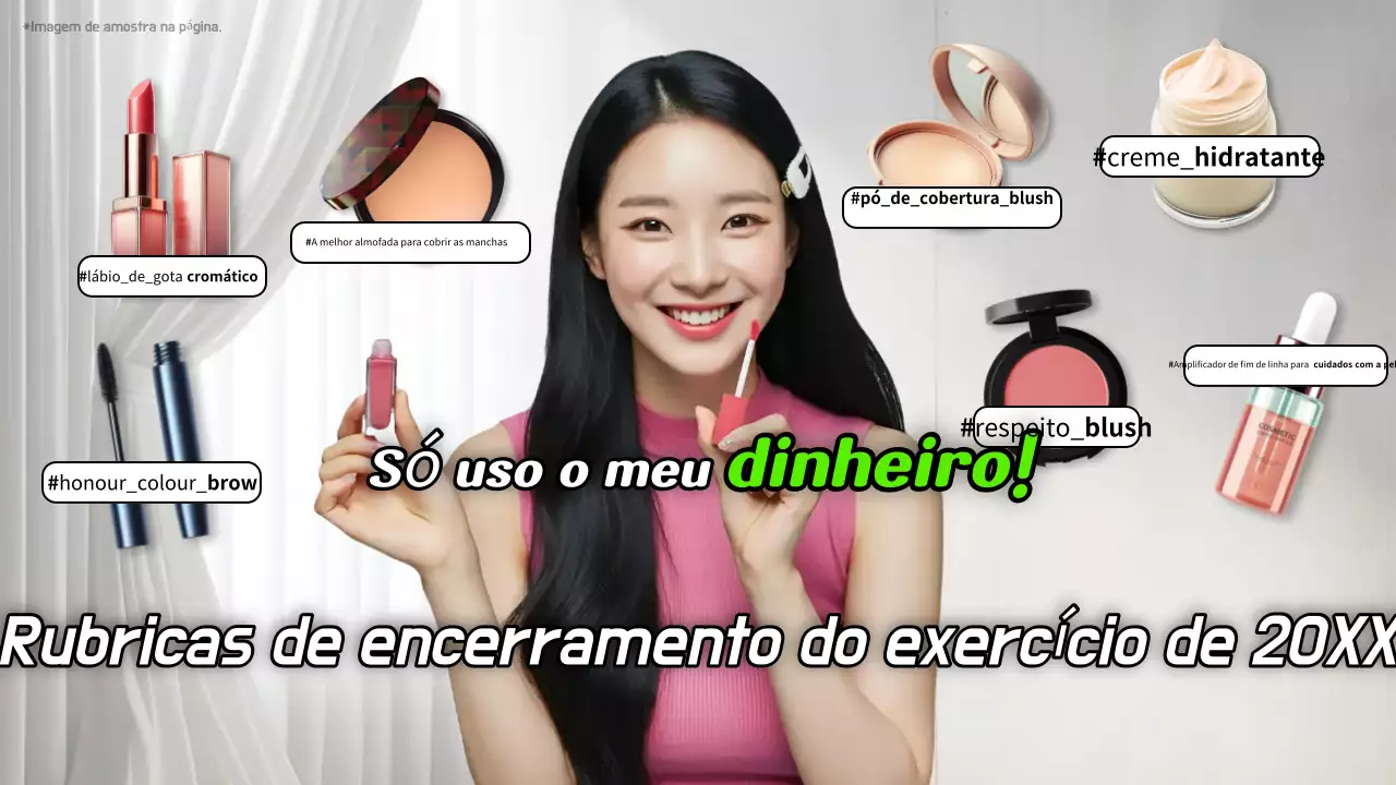 Promover a cosmética black pop