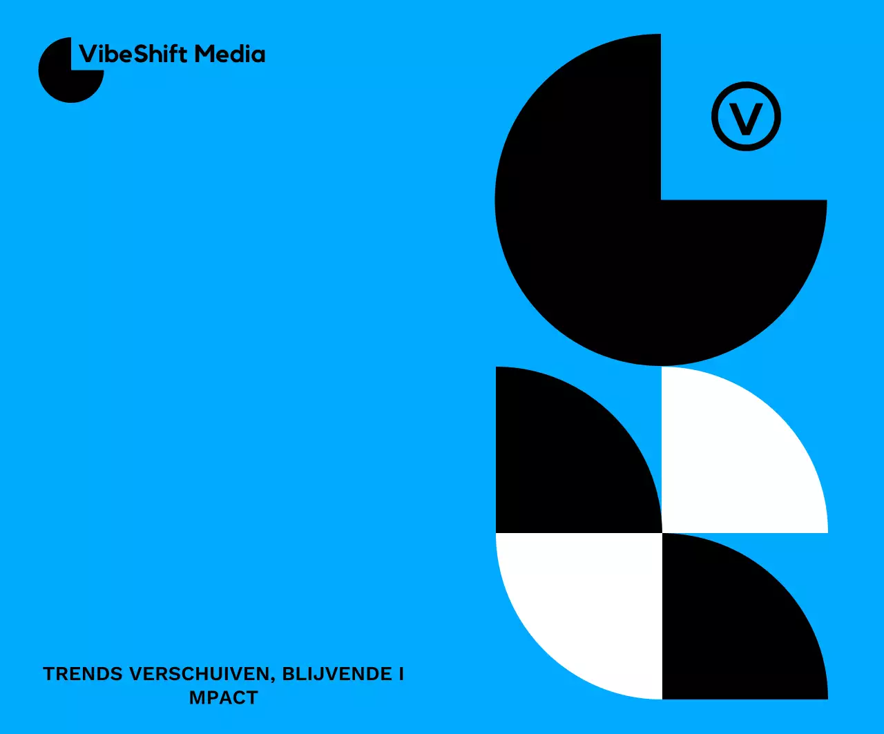 Lichtblauw geometrisch marketing promotie visitekaartje