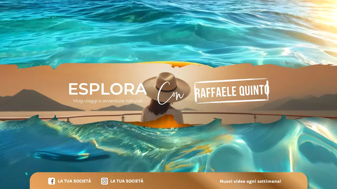 estetica blu vlog di viaggio canale youtube arte