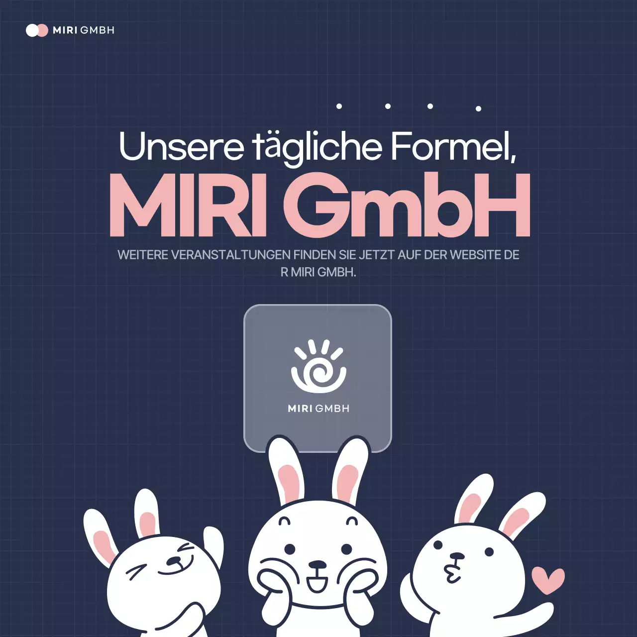 Rosa gemütlicher Veranstaltungsführer