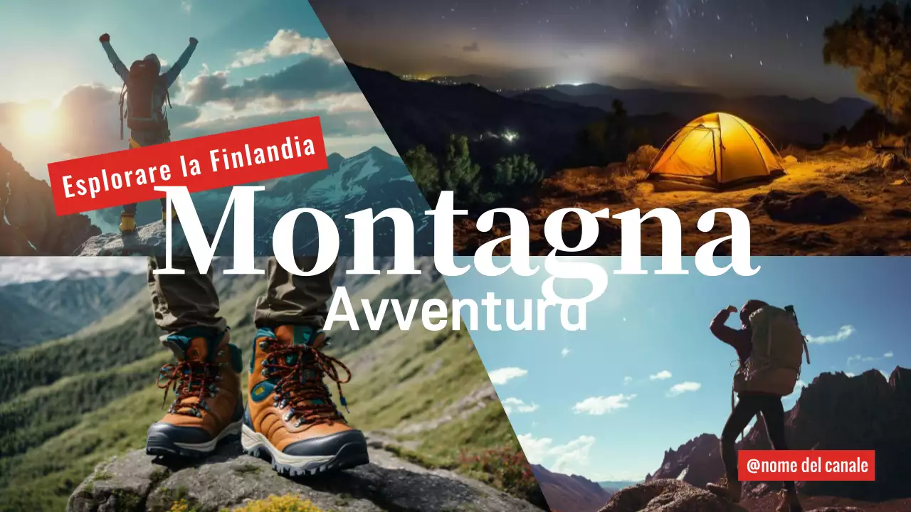 verde blu avventura viaggio vlog stile moderno