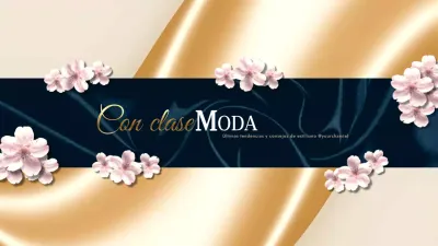 oro moda con clase floral