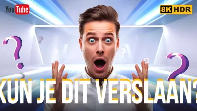 Blauwe Dramatische Uitdaging Advertentie