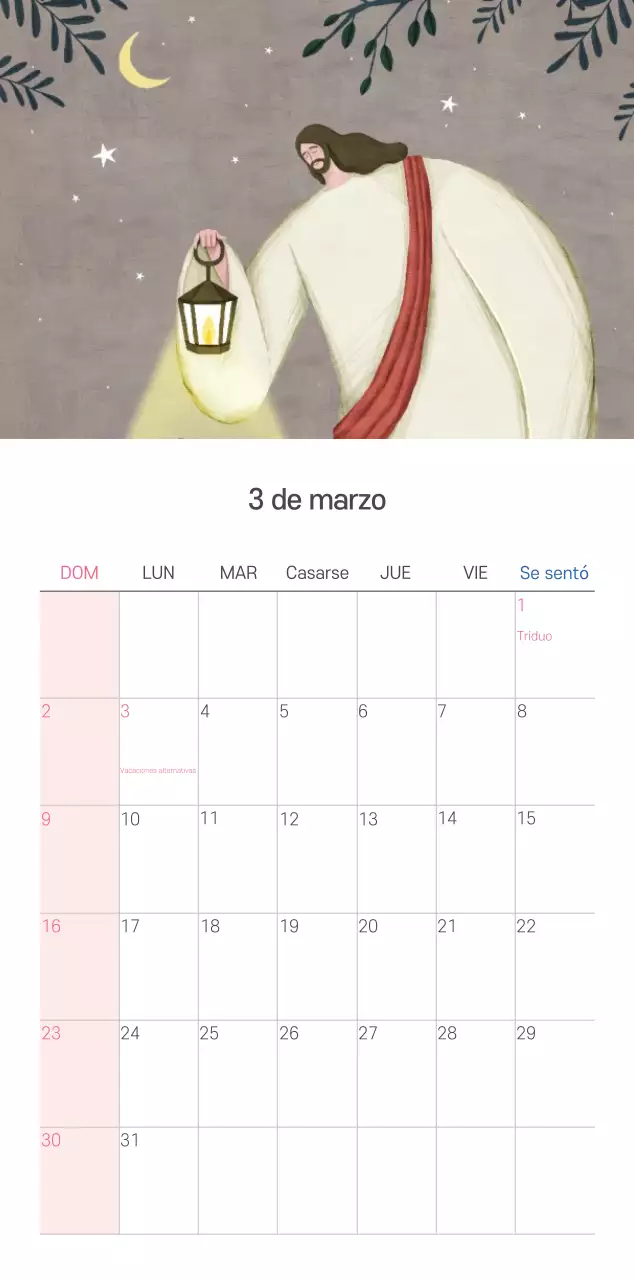 Pastel limpio ilustración iglesia