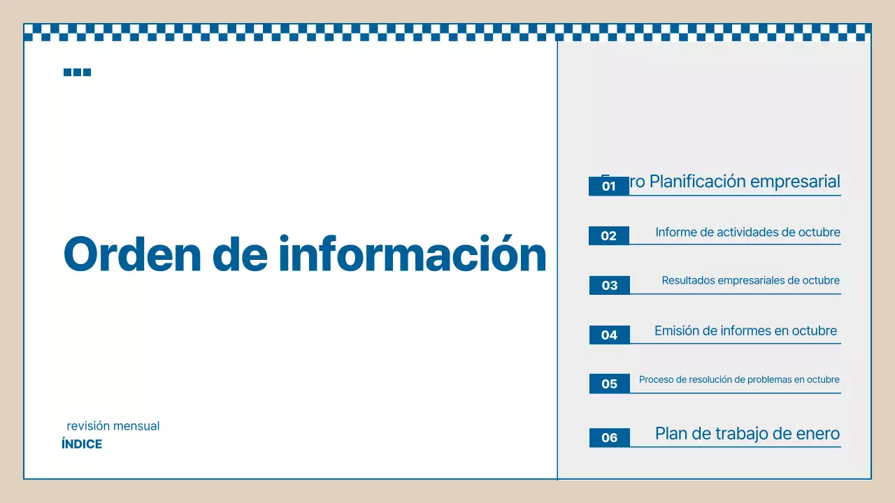 Informes de marketing Blue Basic