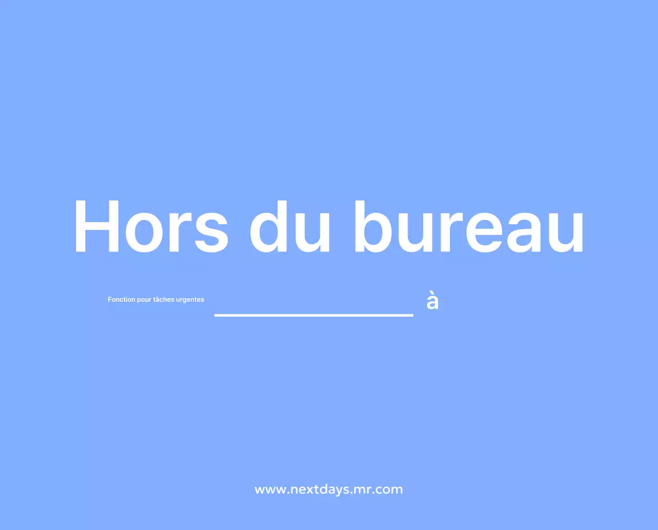 Calendrier photo de suivi des objectifs avec une touche de bleu