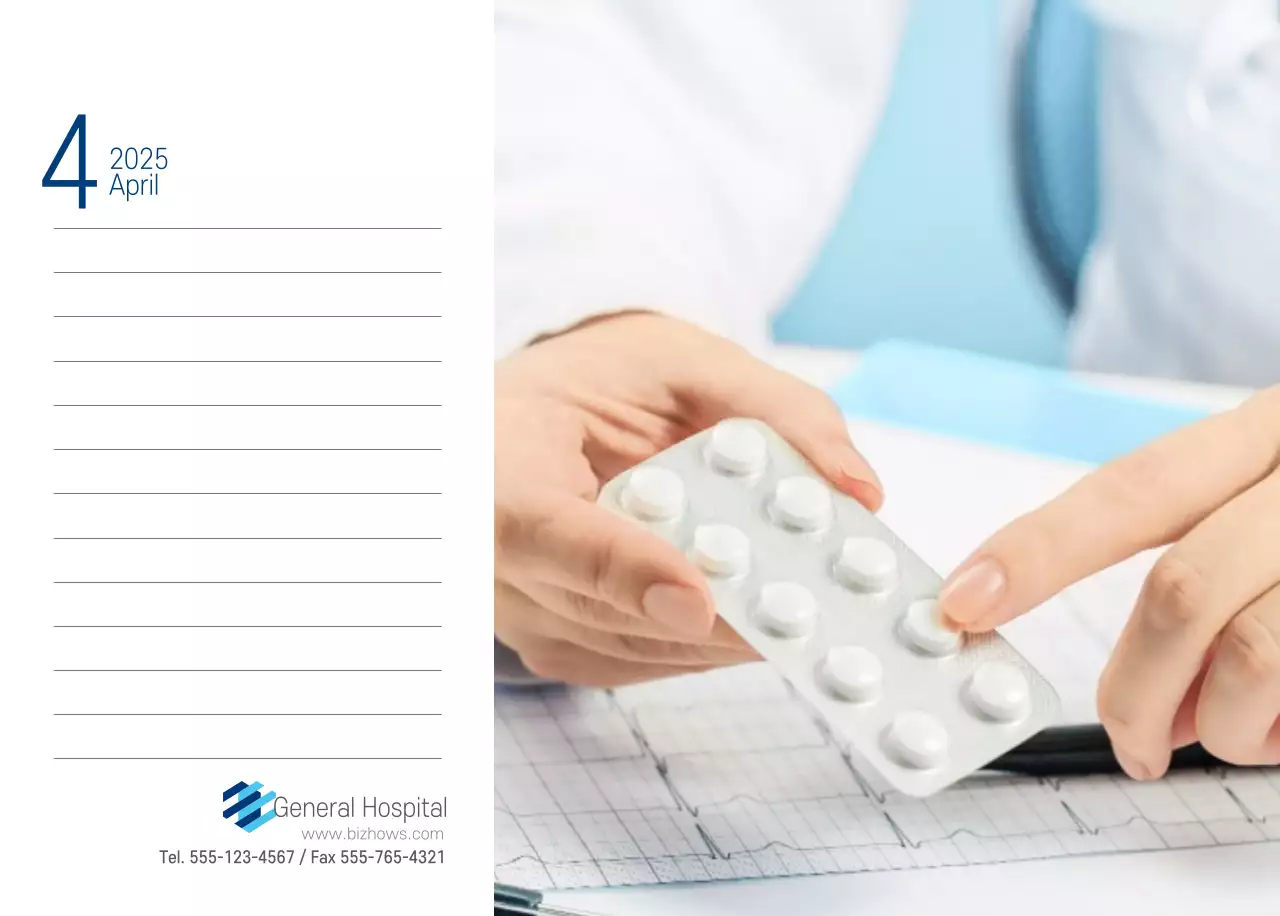 Kalender Promosi Rumah Sakit Sederhana Putih Angkatan Laut