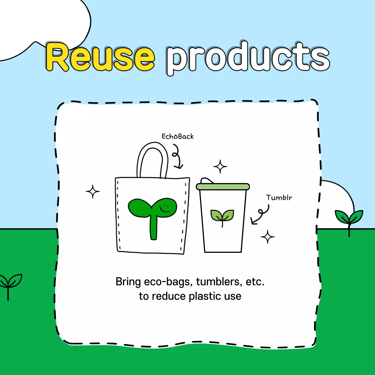 Guia Ecológico Minimal Verde Carrossel Instagram