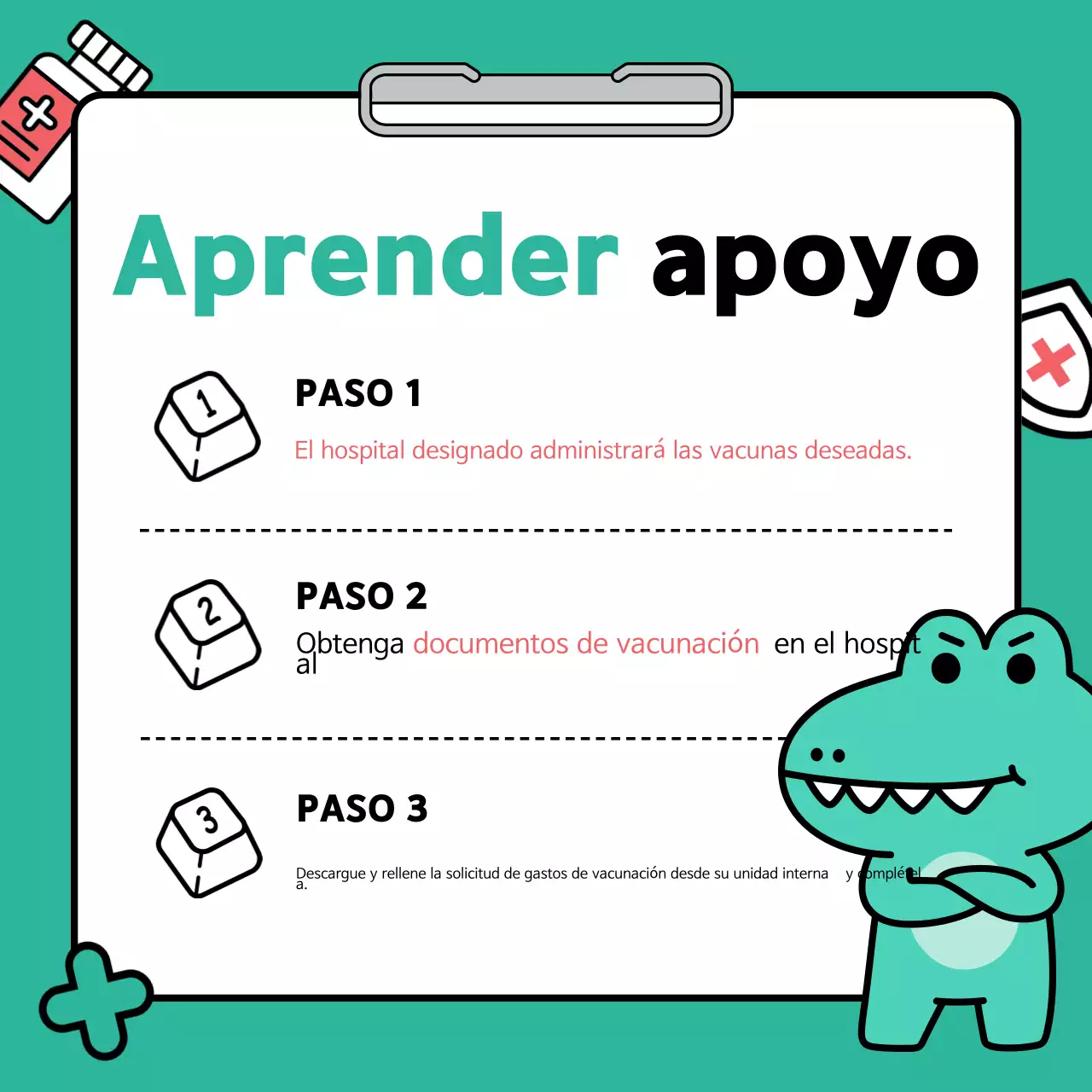 Guía de apoyo a la vacunación sanitaria interna