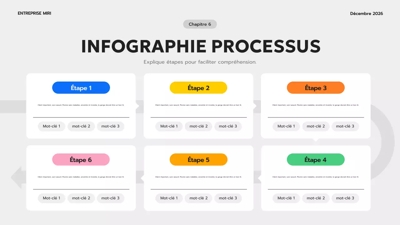 guide de l'infographie moderne bleue
