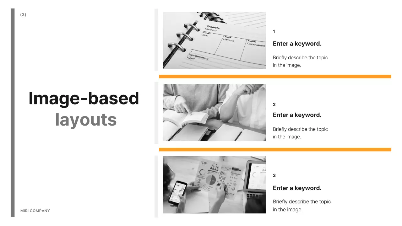 Apresentação de negócios moderna branca