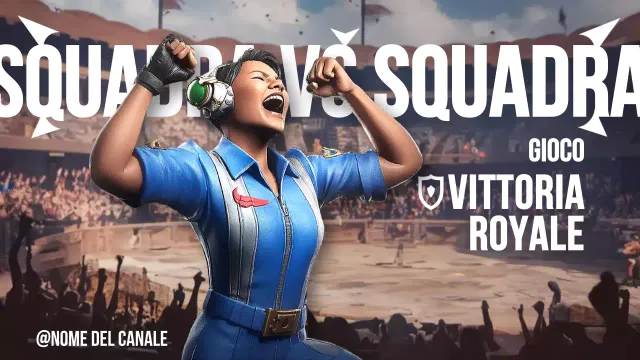 Annuncio di gioco moderno blu