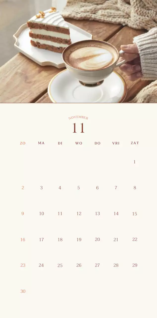 Promote Beige Vintage Café