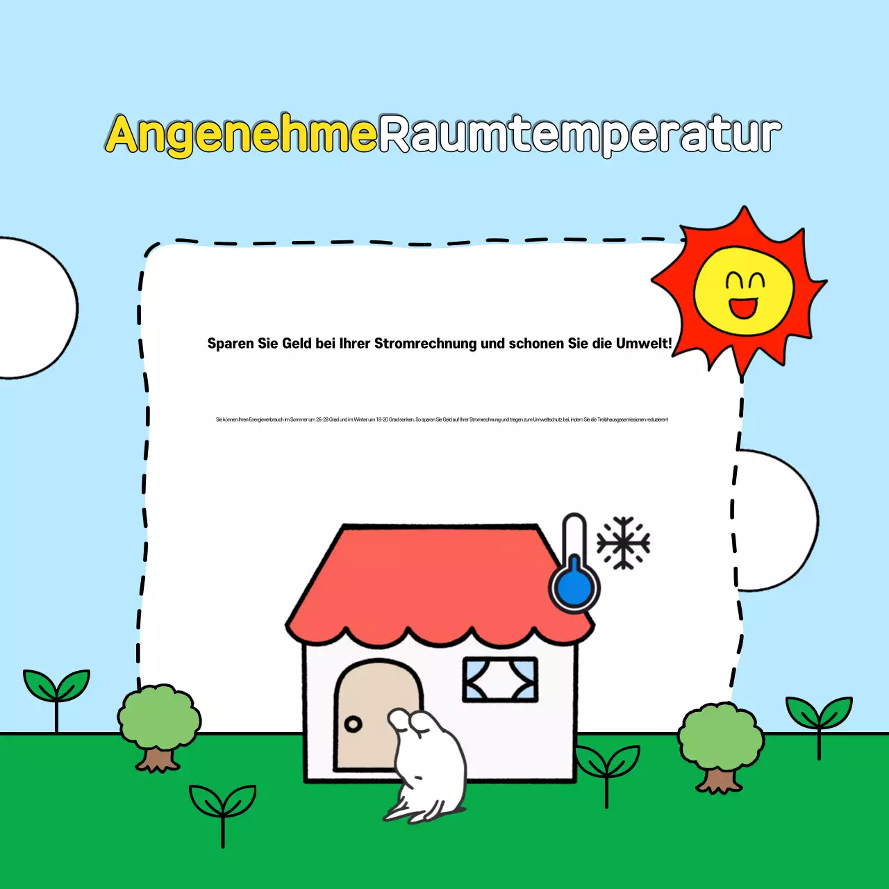 Förderung der grünen und hellblauen grünen Lebensherausforderung